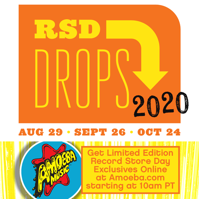 RSD Drops 2020 on August 29th, September 26th, October 24th