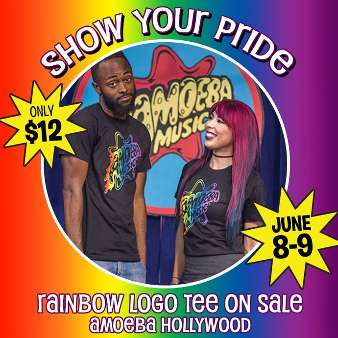 Rainbow Logo T-Shirt Sale at Amoeba Hollywood June 8-9