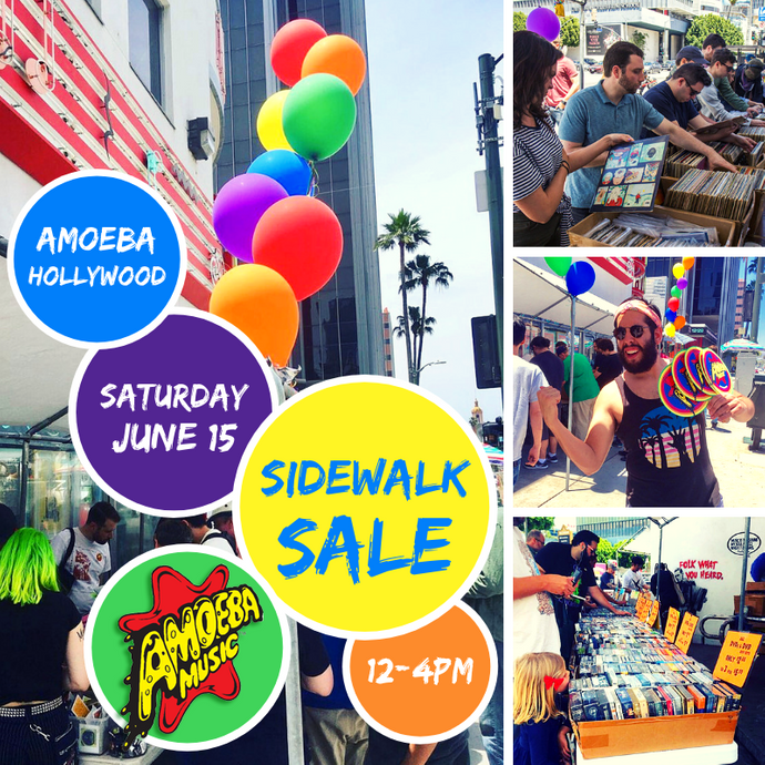 Sidewalk Sale at Amoeba Hollywood Saturday, June 15