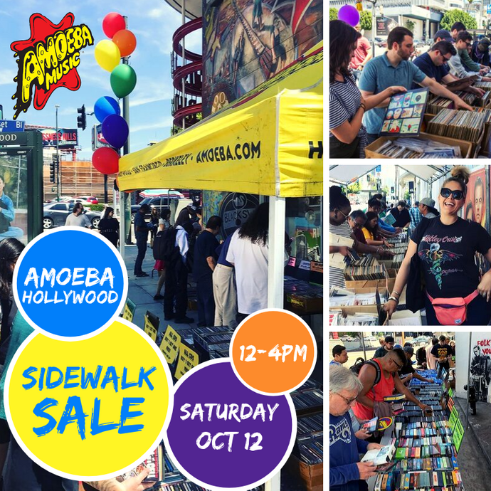 Sidewalk Sale at Amoeba Hollywood Saturday, October 12