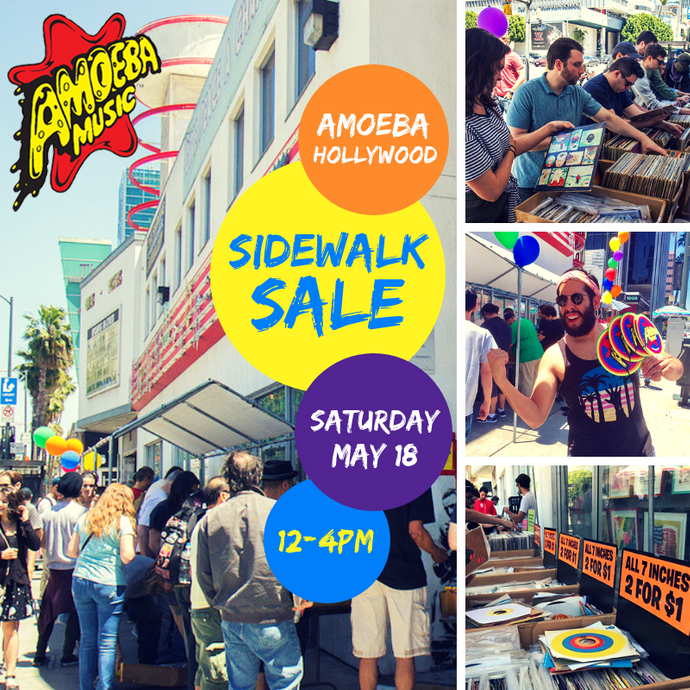 Sidewalk Sale at Amoeba Hollywood Saturday, May 18