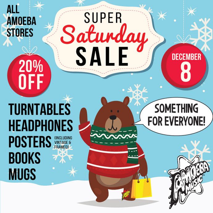 Super Saturday Sale at Our Stores December 8