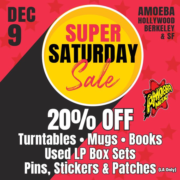 Super Saturday Sale at Our Stores December 9