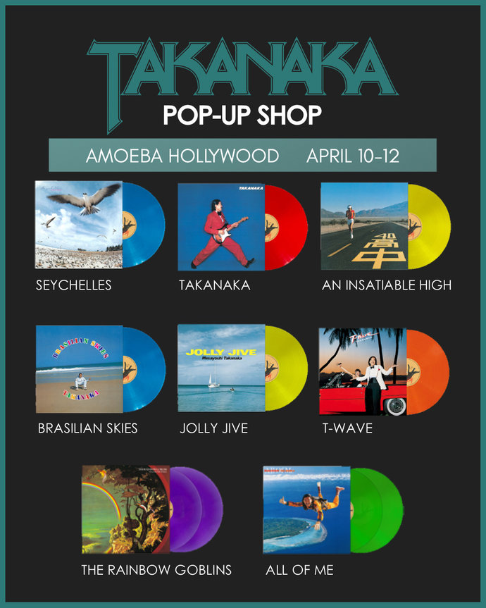 Masayoshi Takanaka Pop-Up Shop at Amoeba Hollywood  SOLD OUT