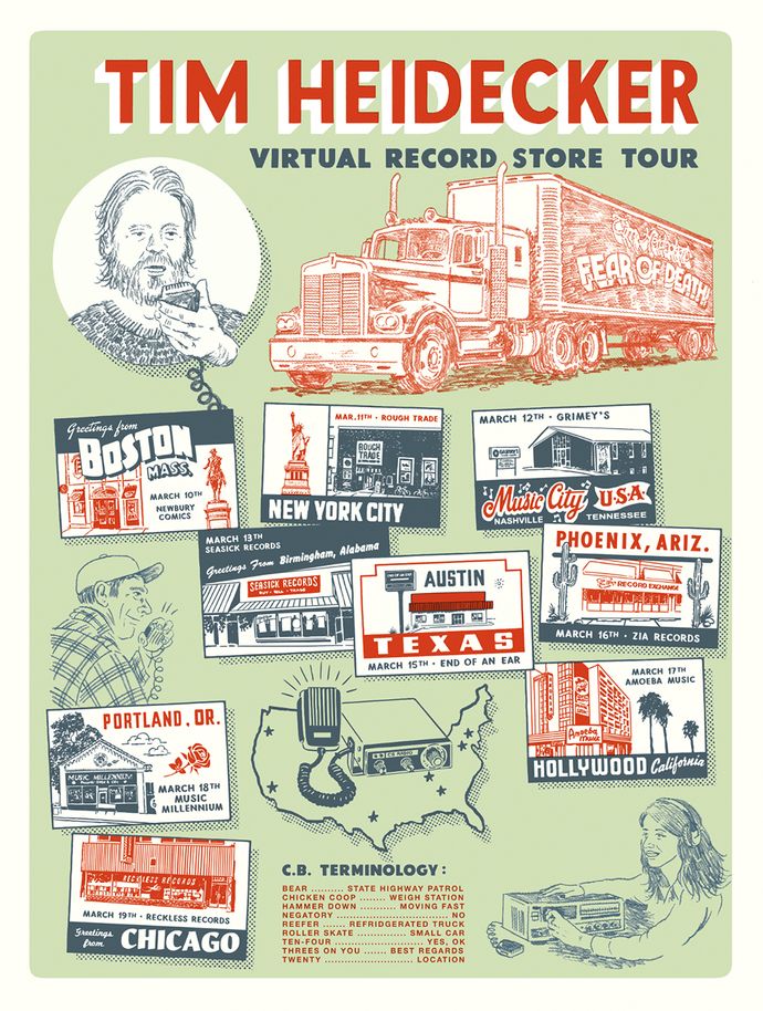 Tim Heidecker's Virtual Record Store Tour Comes To Amoeba Hollywood's Instagram March 17