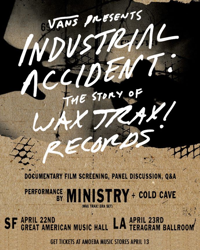 VIP Tickets to Special Wax Trax! Events with Ministry Available at Amoeba on Record Store Day