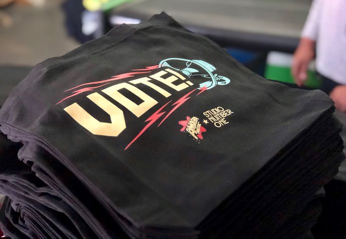New VOTE! Tote Bag Collaboration with Studio Number One Available at Our Stores Starting April 21