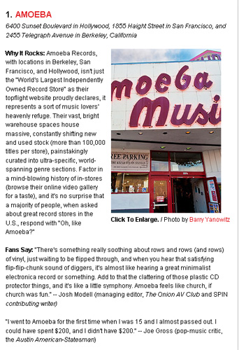 Spin Article - 15 Best Indie Record Stores